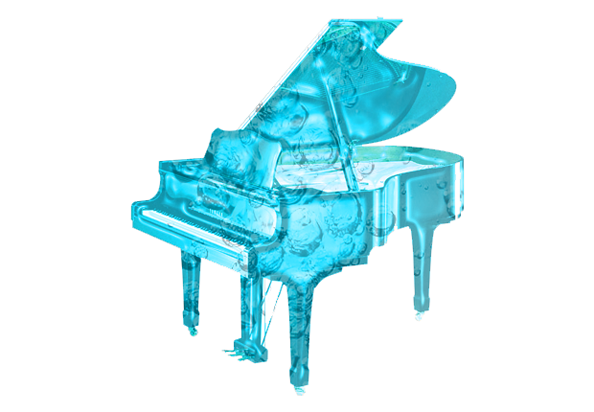 "Piano aqueux" par Thierry Jaspart